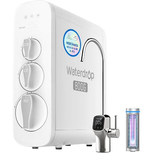 TDS-Reduktion, Keine Verkalkten Küchengeräte mehr, 3:1 Pure-to-Drain, RO ohne Tank, Umkehrosmose Wasserfilteranlage