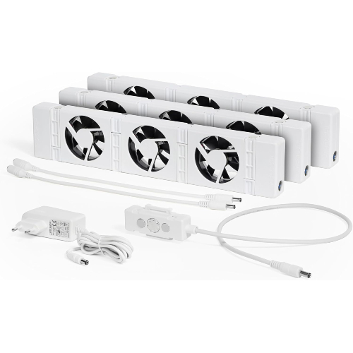 Praktischer Heizkörperventilator, erhöht Raumtemperatur schneller und verteilt die Luft besser, einfache Installation