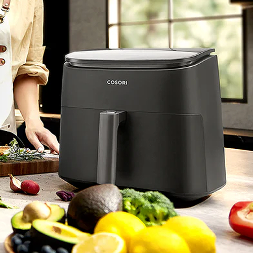 9-in-1 Air Fryer zum Grillen, Backen, Gären, Dehydrieren und Tiefkühlen, inkl. 87 Rezepten