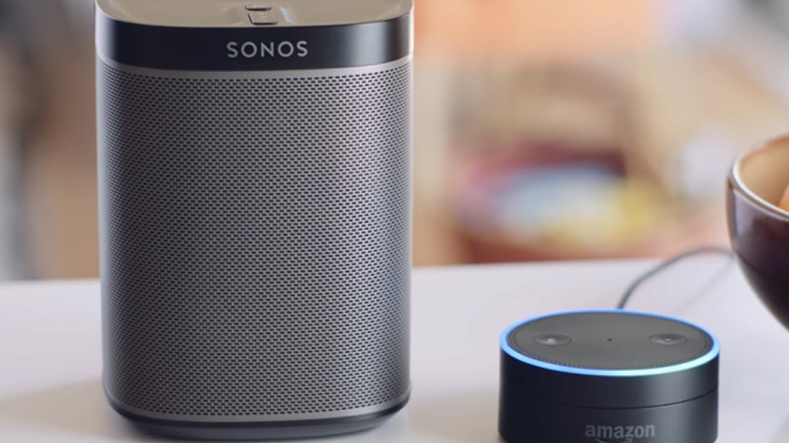 Sonos multiroom shop alexa