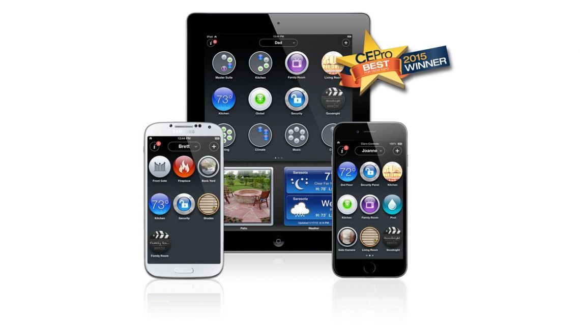 Clare Controls Smart Home Kontrolle mit der ClareHome App