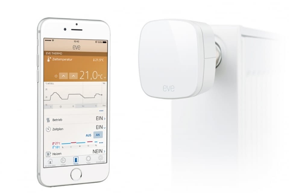 Elgato Eve Thermo Apple HomeKit Heizkörperthermostat