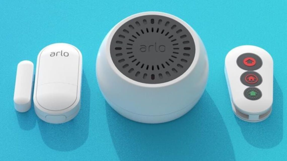 Netgear Arlo Security System Sensor, Sirene und Fernbedienung