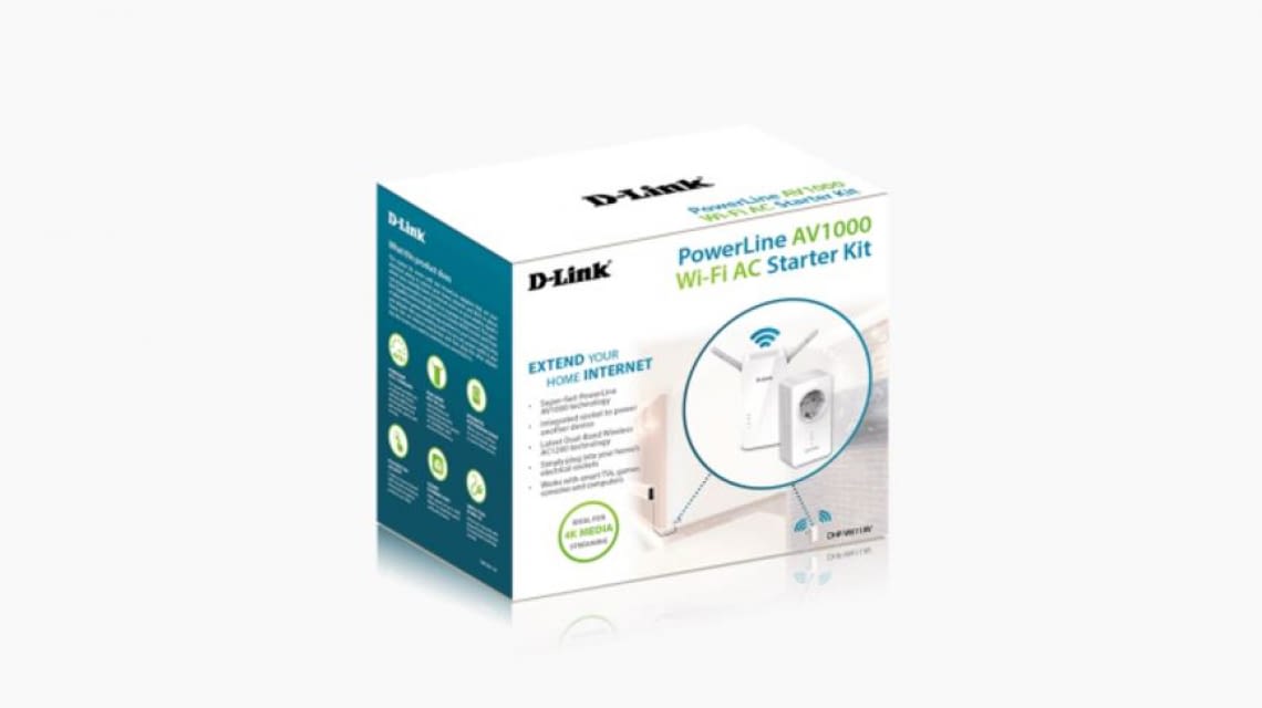 Powerline Starter Kit Dhp W611av Internet Uber Stromleitung