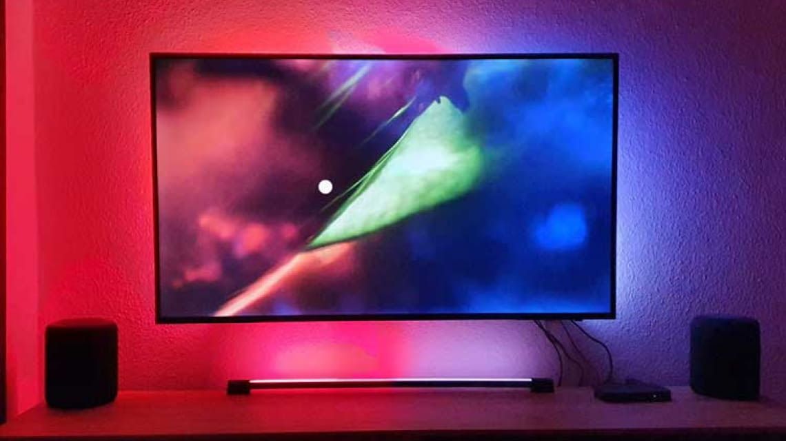 USB-LED-Stripe Watch zur TV-Hintergrundbeleuchtung