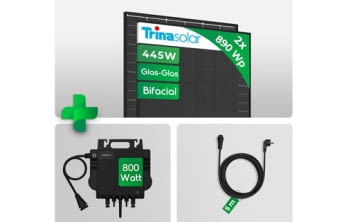 890wp Growatt NEO800M-X Balkonkraftwerk