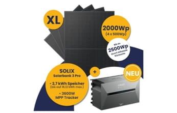 Kleines Kraftwerk XL 2000Wp Quattro