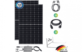Kleines Kraftwerk Duo Flachdach 820W