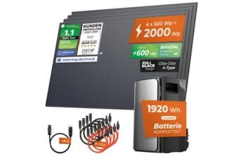 SOLARWAY Balkonkraftwerk 2000 Watt Ultra | EcoFlow STREAM Ultra