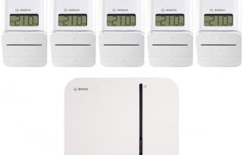 Bosch Smart Home Heizungs-Starter-Set mit 5 Thermostaten