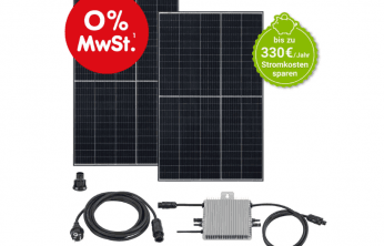 Juskys Balkonkraftwerk 600W Solaranlage Komplettset Photovoltaik Anlage steckerfertig