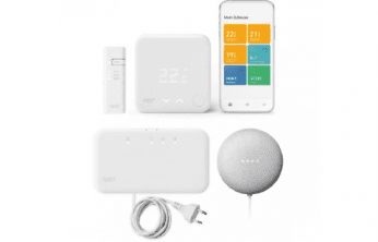 tado° Starter Kit mit Funk-Raumthermostat, Nest Mini & Bridge