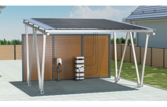 Das SunLit Solarcarport Komplettpaket