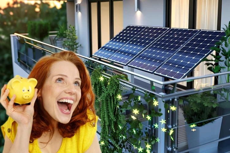 Mit Balkonkraftwerken lässt sich ordentlich Strom und Geld sparen.
