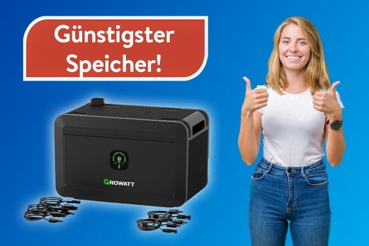 Unser Deal: Der günstigste Balkonkraftwerk Speicher!