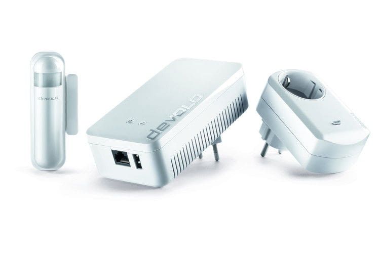 Devolo dLAN 500 WiFi Adapter, Home Control Luftfeuchtigkeitsmelder, Wassermelder