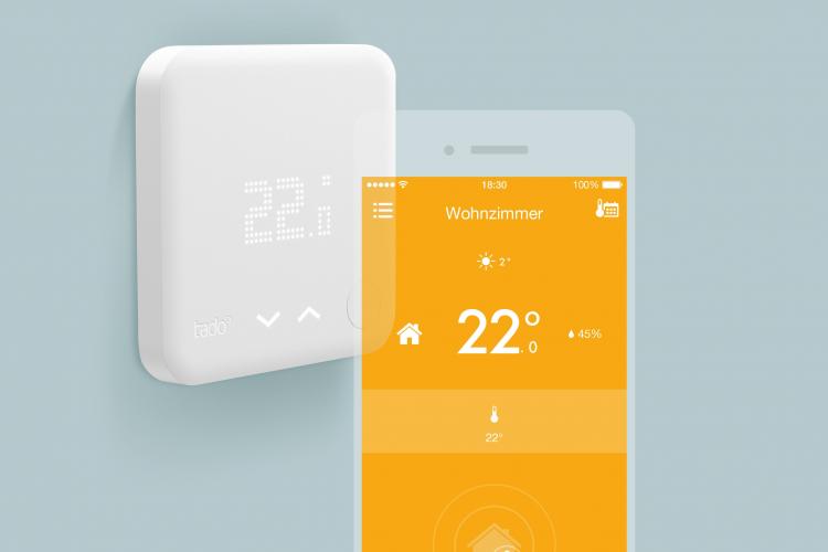 Tado Heizungsthermostat mit Appsteuerung