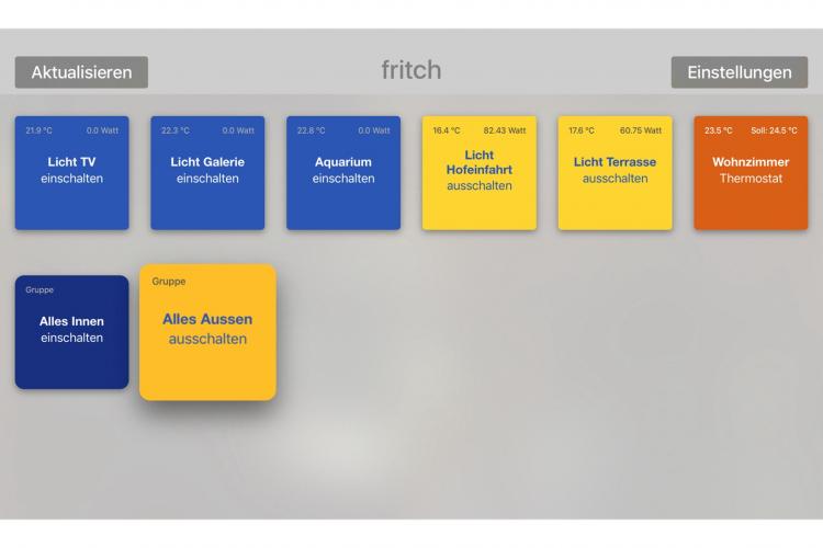 fritch App - FRITZ!DECT 200 Aktoren über iPhone, iPad oder AppleTV steuern