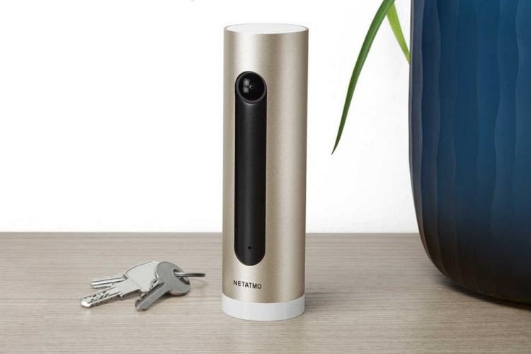 Die Netatmo Welcome Überwachungskamera besticht durch edles Desgin