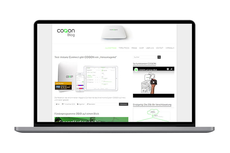 COQON - un blog di esperti di casa intelligente su homeandsmart.de