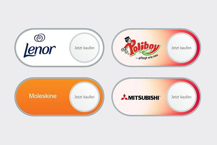 Amazons Virtual Dash Buttons erlauben das einfache Nachbestellen von häufig verwendeten Produkten
