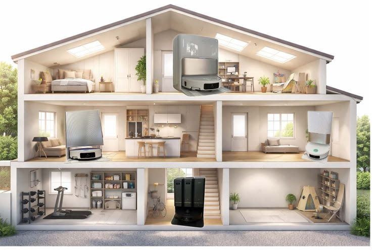 Welcher Saugroboter reinigt mehrere Stockwerke am besten?