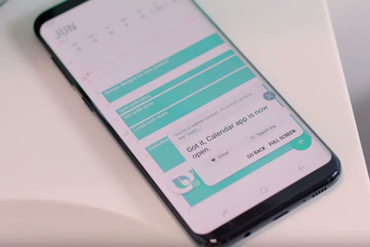Samsungs Sprachassistent Bixby basiert auf einer cloudbasierten Künstlichen Intelligenz