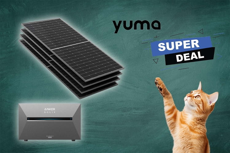 Bei Yuma gibt es aktuell wieder ein starkes Balkonkraftwerk Angebot mit dem Anker SOLIX 3 Speicher