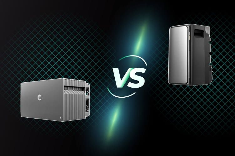 In unserem Duell treten diese beiden Speicher gegeneinander an