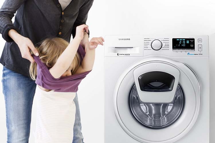 Die Samsung WLAN-Waschmaschine WW80K6404QX überzeugt mit intelligenten Funktionen und niedrigem Energieverbrauch