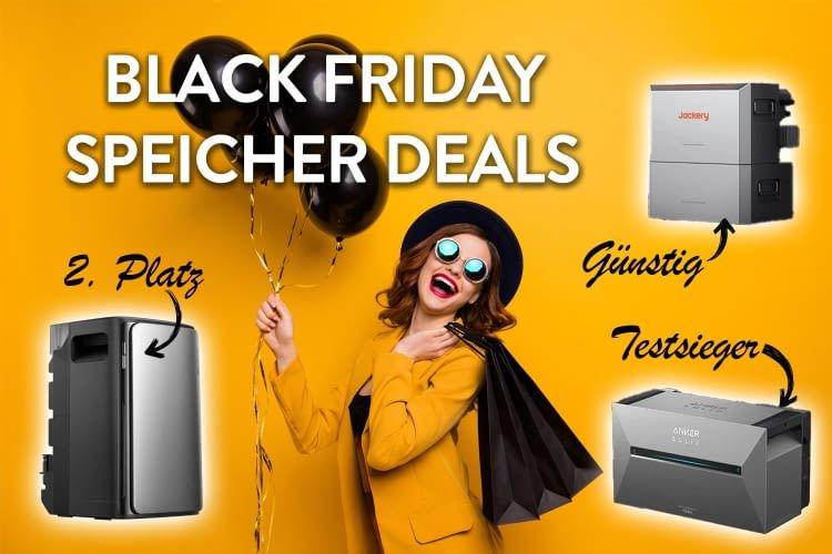 Diese drei Speicher sind an Black Friday die beste Wahl!