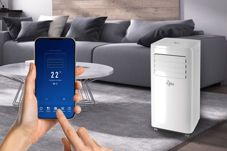 La temperatura può essere impostata in modo particolarmente comodo tramite app