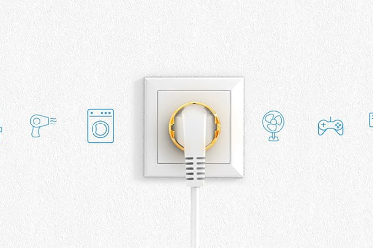 Die intelligente WLAN-Steckdose FIBARO Wall Plug verbindet sich über die Apple HomeKit-App direkt mit der Apple-Cloud