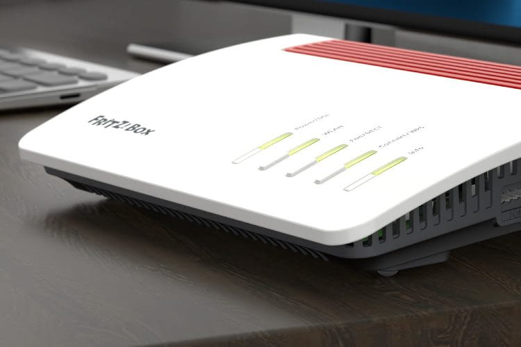 Das Modem ist in dem FRITZ!Box 7590 AX WLAN-Router bereits integriert