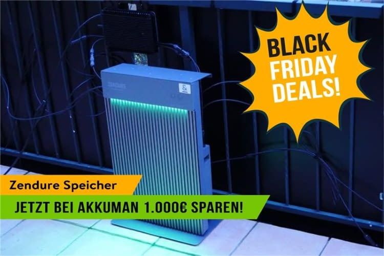 Bei Akkuman kann man auf Zendure Speicher mehr als 1.000 Euro sparen!