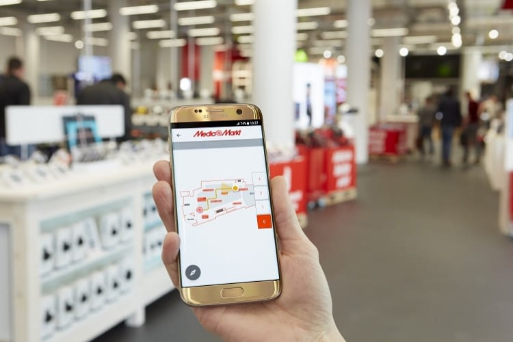 StoreGuide App und Indoor Positioning System von Philips werden derzeit in MediaMarkt-Filialen getestet