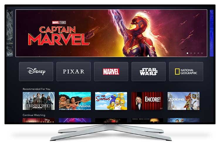 Das Disney Plus Angebot bietet auch Inhalte von Pixar, Marvel, Star Wars und National Geographic
