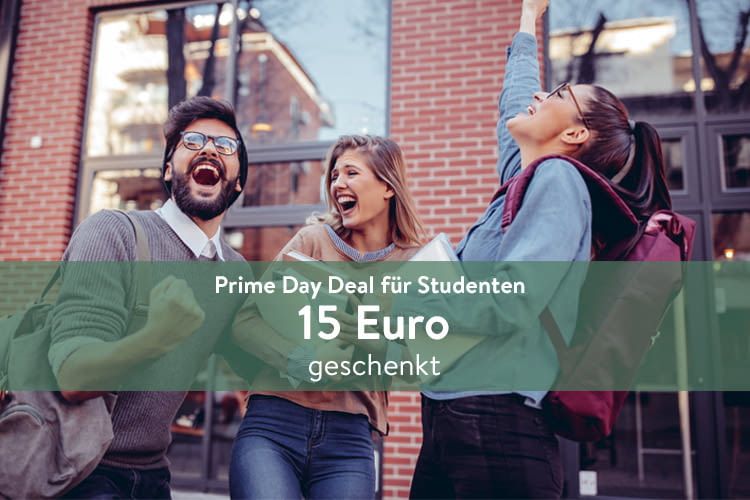 Amazon Prime Day Deal: Amazon Prime Student ein Jahr gratis nutzen und 15 Euro geschenkt erhalten