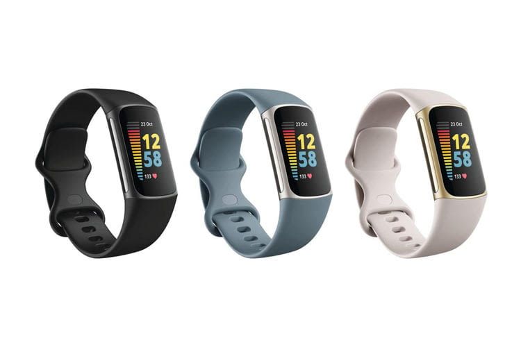 Fitbit Charge 5 wird es in drei modernen Farbvarianten geben