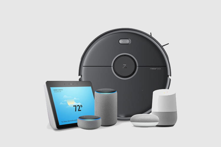 Roborock S5 Max ist mit Amazon Alexa und Google Home Lautsprechern kompatibel