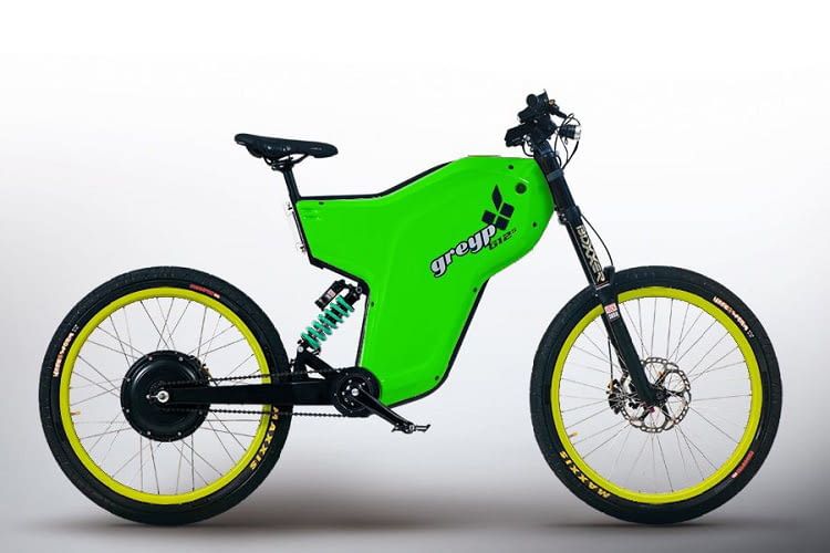 Das smarte E-Bike Greyp G12S als grüne Farbvariante