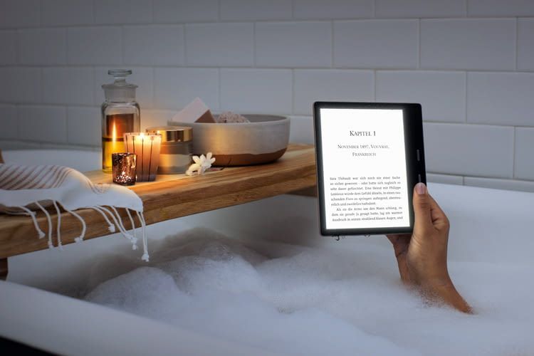 Einige Kindle Modelle sind wasserfest und somit Badewannen tauglich