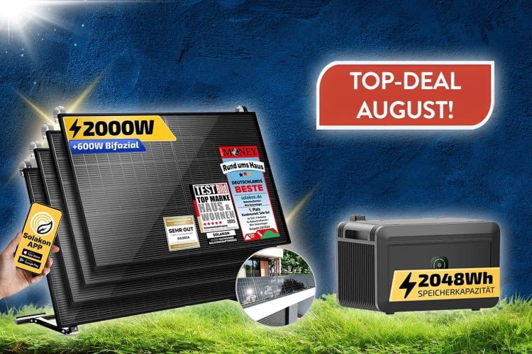 Im August wird es nochmal heiß - mit den Solakon Top Deals sparen!
