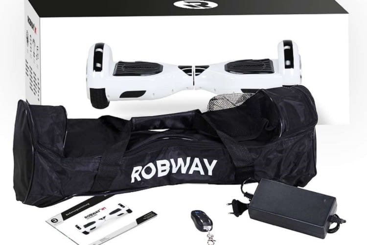 L'hoverboard Robway W1 ha un prezzo accessibile e convince per le sue prestazioni.