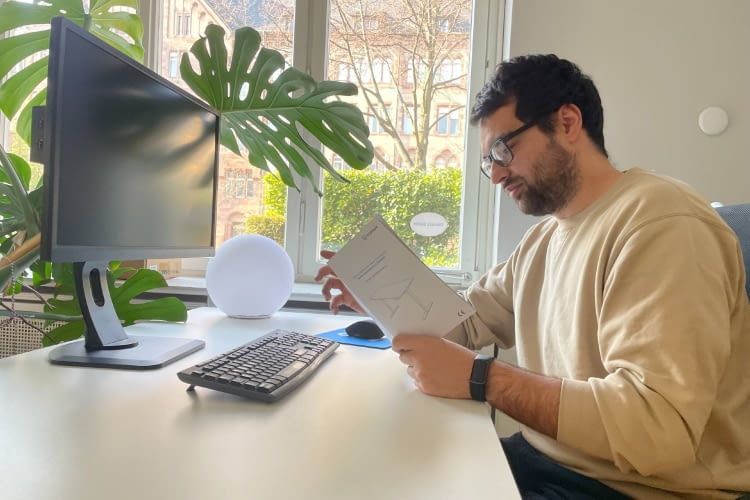 Der Desktopia Pro X Schreibtisch überzeugte in unserem Test vor allem mit seinen smarten Funktionen