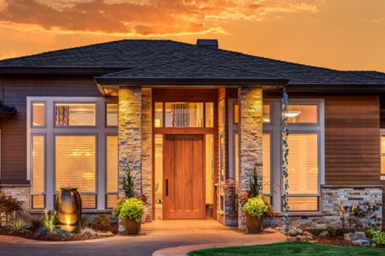 Beleuchtetes Smart Home