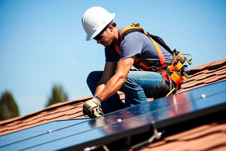 Ein Photovoltaikanlage muss durch eine Elektrofachkraft installiert werden