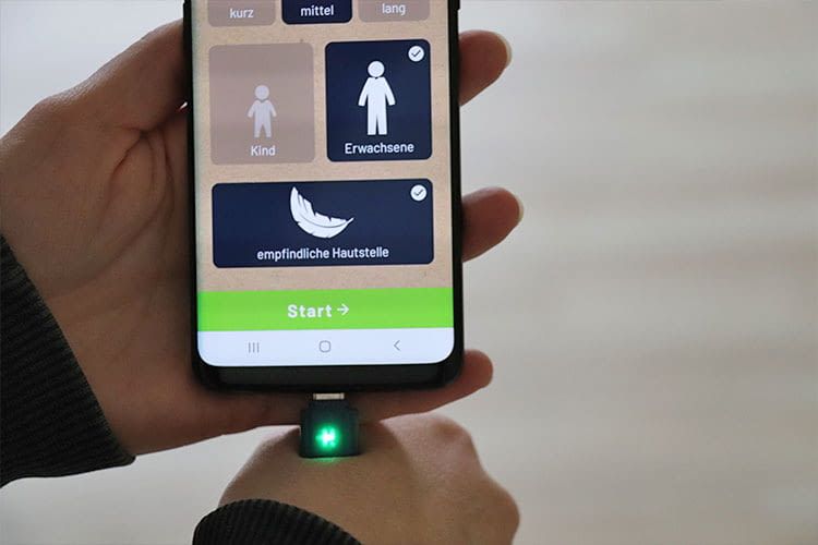 Das heat_it Smartphone Add-on hilft sofort gegen Mückenstiche