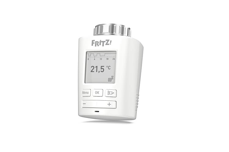 Durch das E-Paper-Display ist das FRITZ!DECT 301-Thermostat eleganter und praktischer