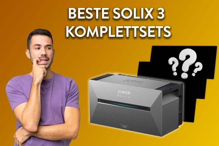 Der Anker SOLIX 3 Balkonkraftwerkspeicher in den besten Sets!